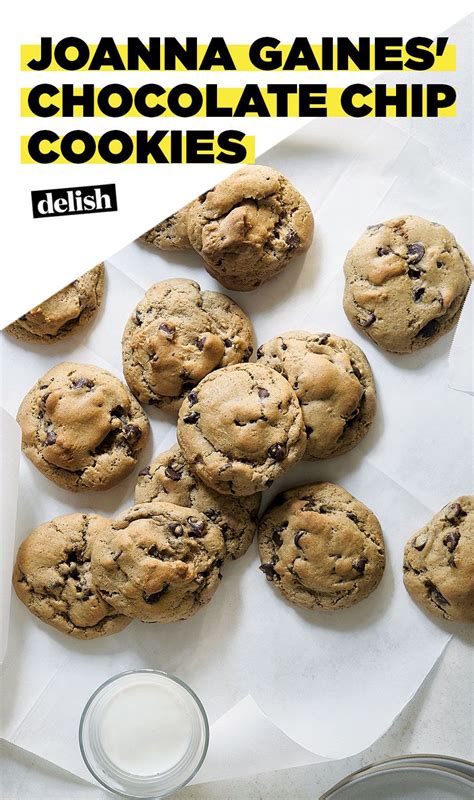 Instead, opt for a mix of milk or semisweet and dark chocolate chunks. Joanna Gaines Chocolate Chip Cookie Recipe | Health and ...