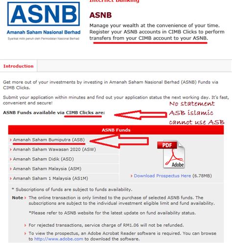 Please note that only one application may be submitted to asb. Sayap Buraq: CIMB Islamic tak boleh transfer ASB