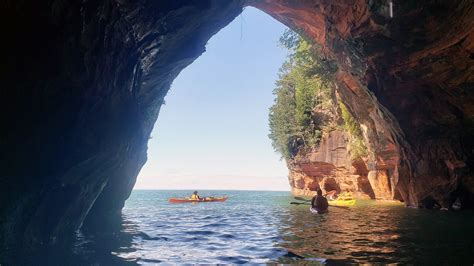 Kayaking The Apostle Islands Sea Caves In More Than Just A Tourist Way