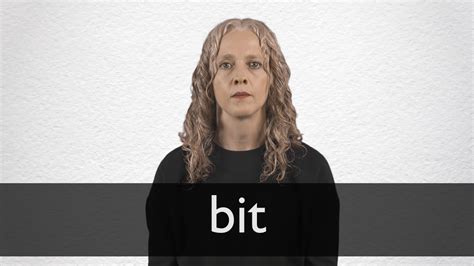 How To Pronounce Bit In British English Youtube