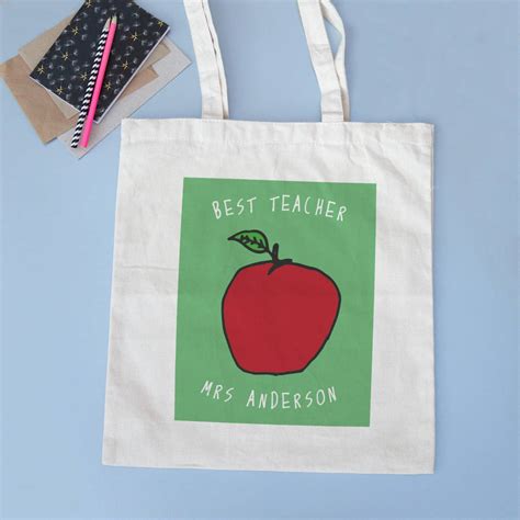 Personalised Apple Bag By Claire Close