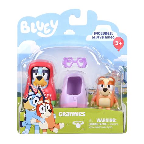 Buy Bluey Grannies Bluey And Bingo 25 Inches Figures 2 Pack Multi