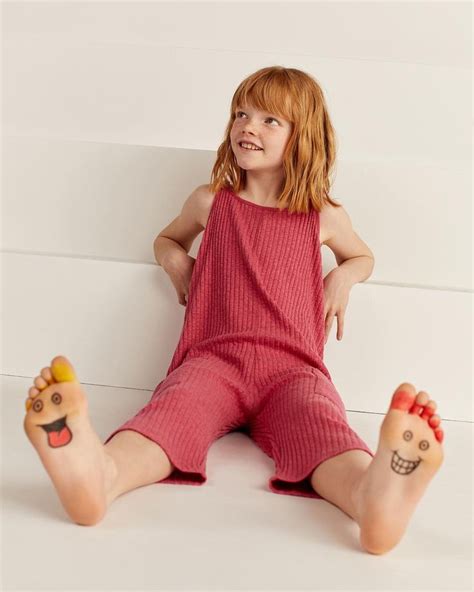 Mango Kids On Instagram Happy Feet Jumpsuit 33090585 Mangokids