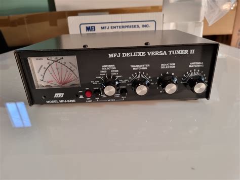 Mfj 949e Deluxe Hf Manual Antenna Tuner 300w Atr