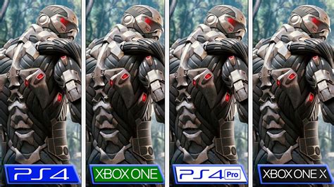 Crysis Remastered Ps4 Ps4 Pro One Onex 4k Graphics Comparison