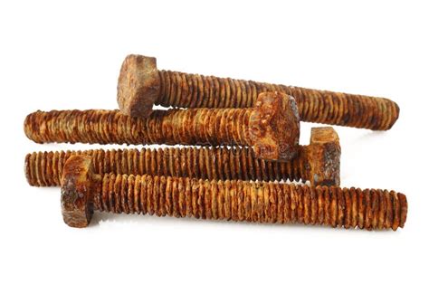 Rusty Metal Bolts Stock Image Image Of Strength Rusted 44359317