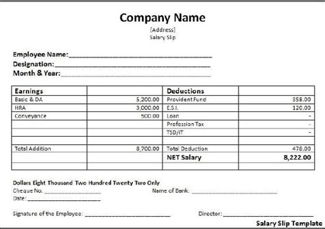 Pack Of 28 Salary Slip Templates Payslips In 1 Click Word Excel