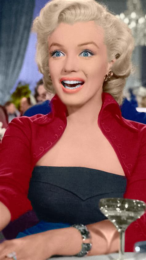 Colorized Marilynmonroe Arte Marilyn Monroe Marilyn Monroe Movies