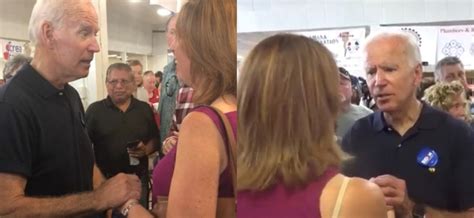 Joe Biden Gets Touchy Feely With Woman Makes Her Extremely