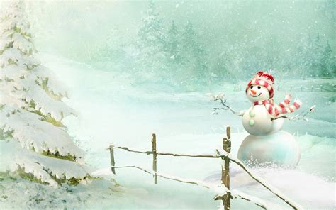 Christmas Snowman Wallpapers Hd Wallpapers Id 16511