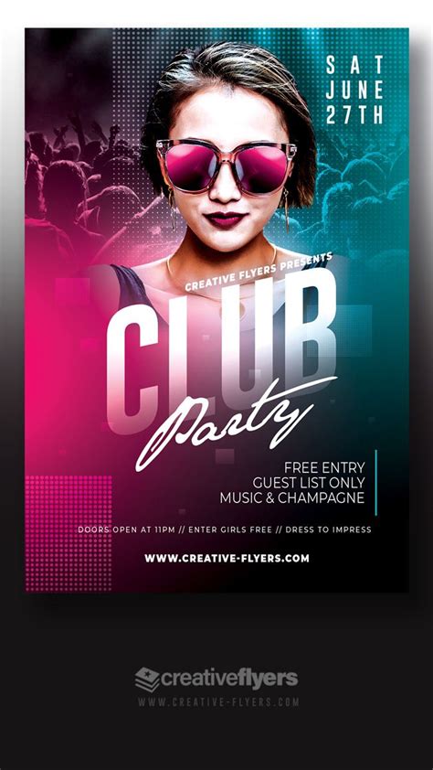 Night Club Party Photoshop Design Creative Flyers Photoshop Design