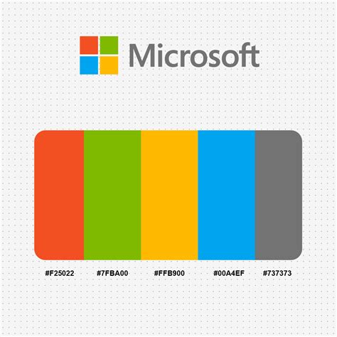 New Microsoft Logo Colors