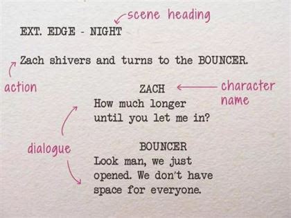 Tipografías en los guiones de cine The Core babe