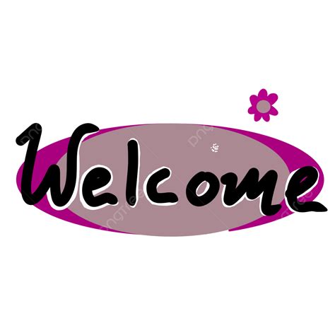 Welcome Letter Clipart Png Images Welcome Text Lettering Hand Drawn