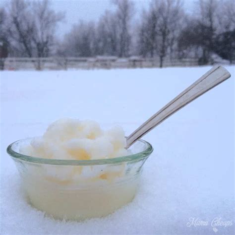 Snow Ice Cream Recipe Fun Winter Activity For Kids Mama Cheaps