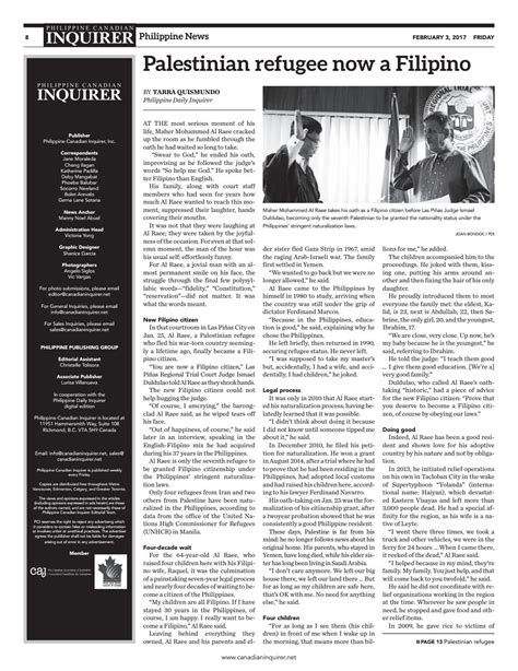Philippine Canadian Inquirer 154 By Philippine Canadi