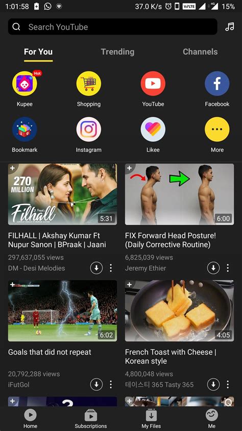 The first application in indonesia with 'push notification', that could remind you to top up your data quota. SnapTube MOD APK Download v5.00.1.5001701 VIP, Ad Free