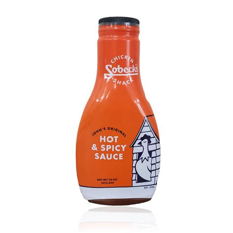 Shack Hot N Spicy Sauce 16 Oz Detroits Original Chicken Shack