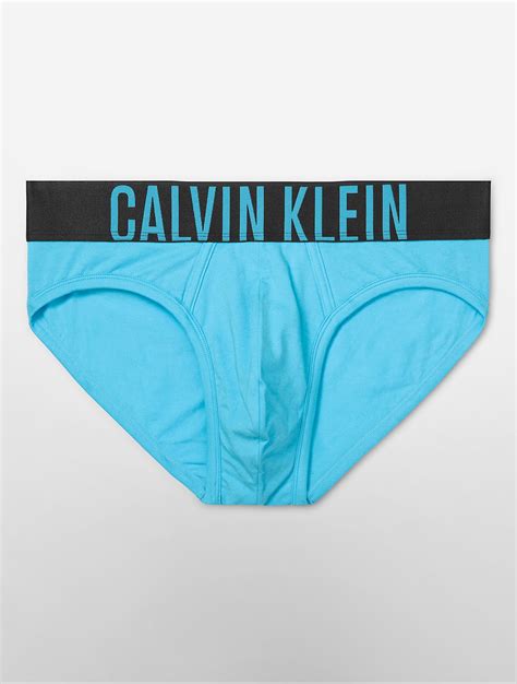 calvin klein underwear intense power cotton hip brief in blue for men lyst