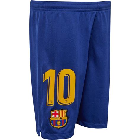 Buy Nike Junior Boys Fcb Barcelona Messi 10 La Liga Home Shorts Dark