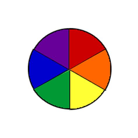 Colored Clip Art Color Wheel Transparent Background P