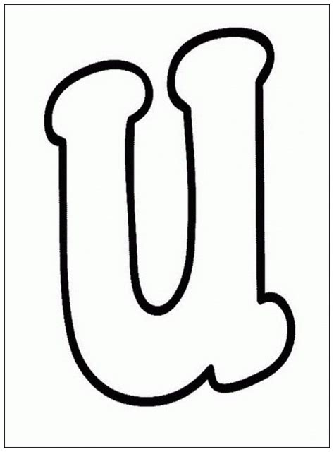 Once a match is completed children are shown a picture of the word. Lowercase Letter U Coloring For Kids - Kids Colouring ...