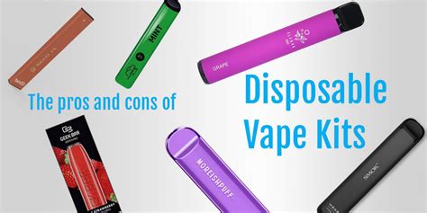 Vape Uk The Pros And Cons Of Disposable Vape Kits