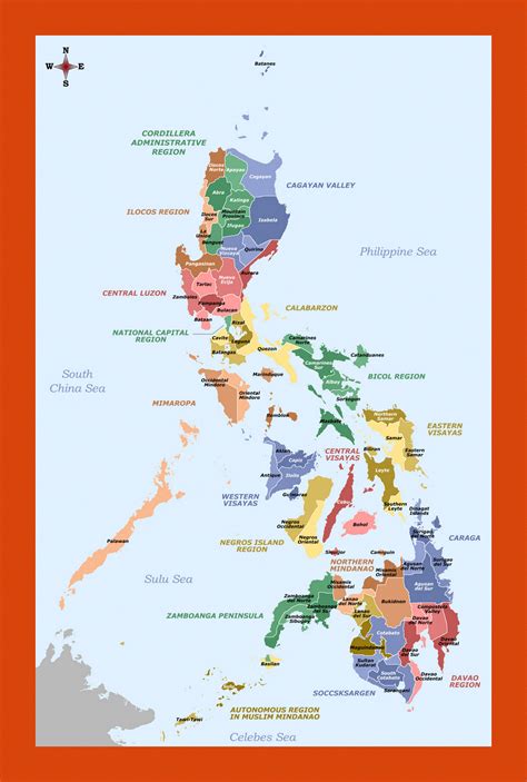 Philippines Map With Regions