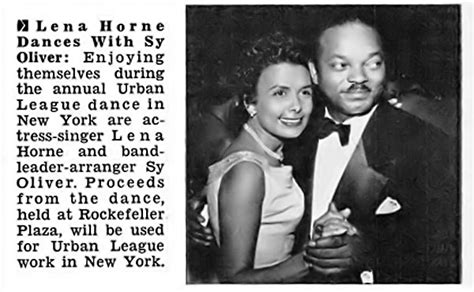 Lena Hornes Dances With Sy Oliver He Looks Like Jesse Ja Flickr