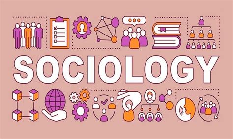 The Word Sociology Surrounded By Icons And Symbols