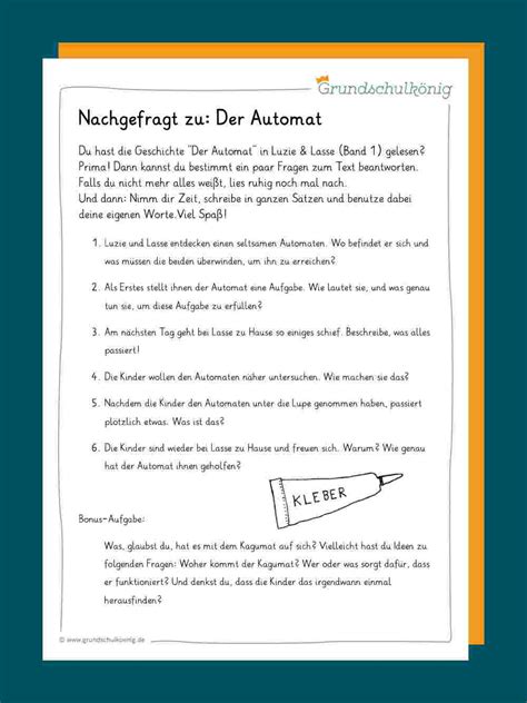 Goodreads helps you keep track of books you want to read. Leseverständnis 4 Klasse Arbeitsblätter Pdf - kinderbilder ...