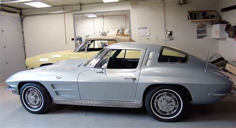 1963 Corvette Sting Ray Split Window Coupe Body Off The Frame
