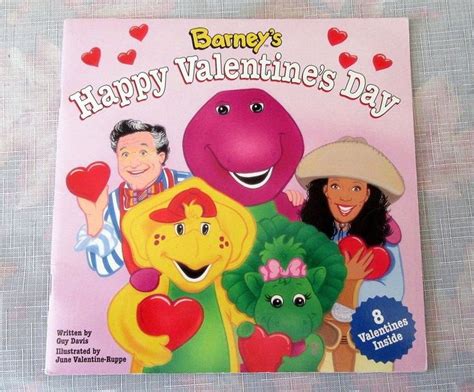 Barney Happy Valentines Day By Juan V Ruppe 1997 Paperback