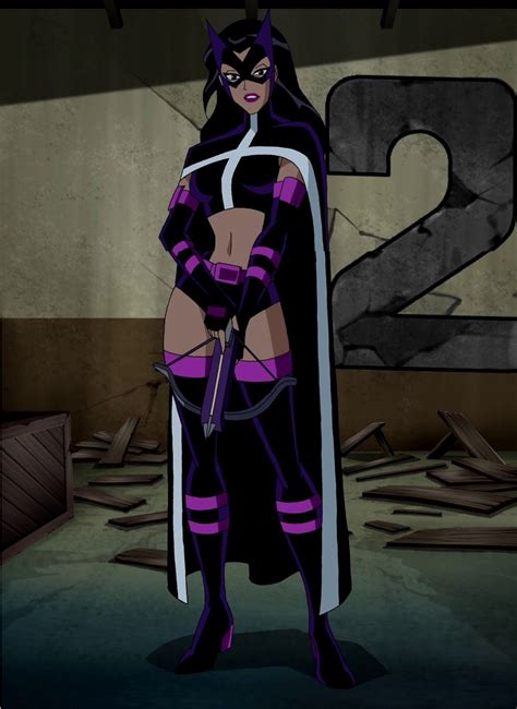 Arrow Huntress And Black Canary Justice League Unlimited The Huntress Justice League