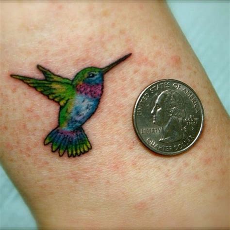 Wrist Hummingbird Tattoo Small