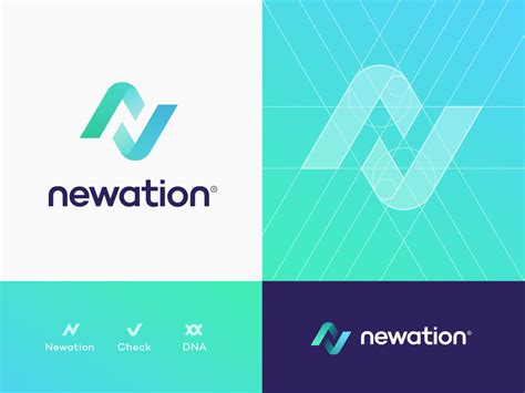 Newation Logo Concept Logo Design Presentation Logo Presentation