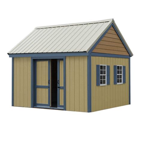 Best Barns Brookhaven 10 Ft X 12 Ft Wood Storage Shed Kit Bhaven1012