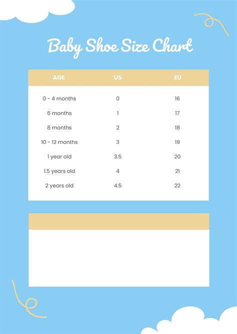 Baby Shoe Size Chart By Euro Us Baby Shoe Size Chart Baby Shoe Sizes