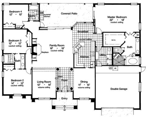 4070 4 Bedrooms And 35 Baths The House Designers