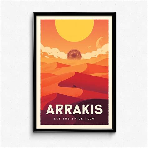 Welcome To Arrakis Planet Of Sun Spice And Sandworms This Wall Art