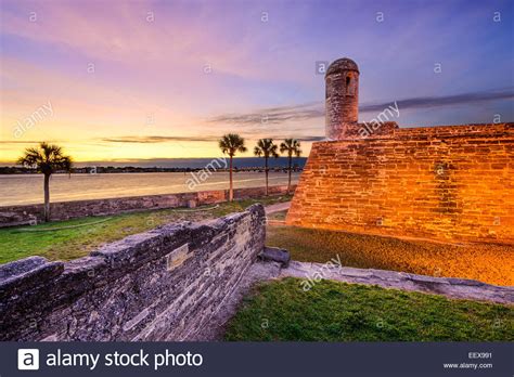 St Augustine Florida An Das Castillo De San Marcos National Monument