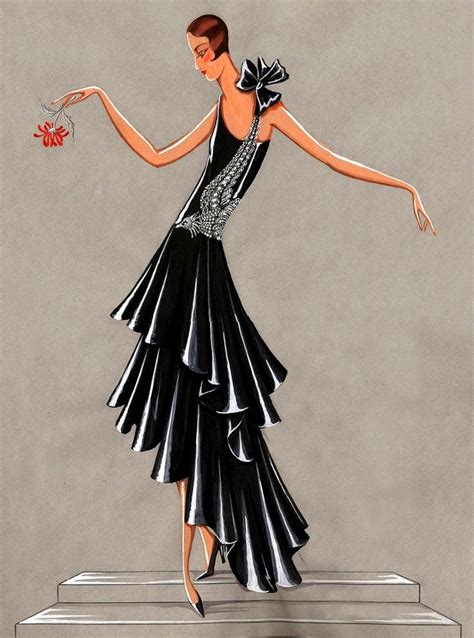 Jeanne Lanvin Jeanne Lanvin Art Deco Fashion Fashion Illustration