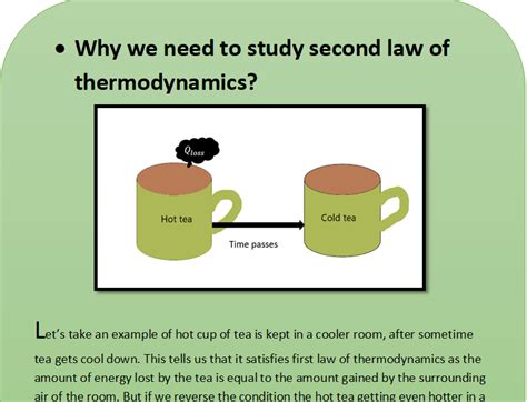 Second Law Of Thermodynamics