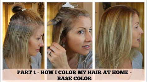 My natural color is a medium/dark brown and i am considering dying my hair back to my natural color myself, as i would like to save the money of going to the salon if i can. PART 1 - Home Hair Color - How I color the BASE - YouTube