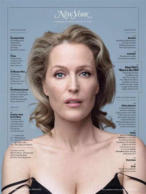 Gillian Anderson In Various Magazines Decemberjanuary Issues The X