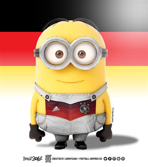 Minion German Fifa Brazil 2014 Minions Minion Pictures Cute Minions