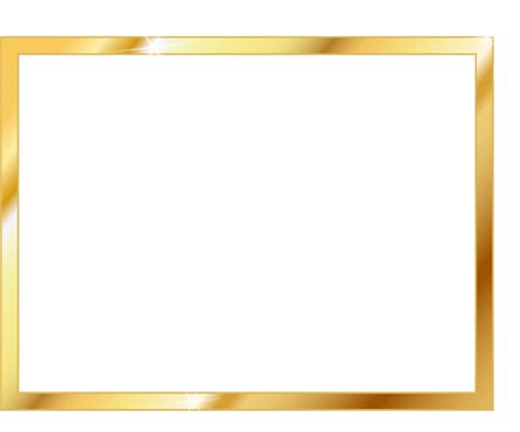 Realistic Gold Frame PNG Transparent OnlyGFX Com