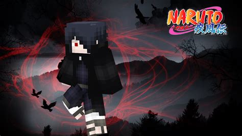 Sasuke Uchiha うちはサスケ Shinden Minecraft Skin