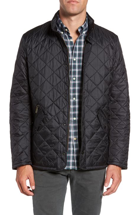 Barbour Synthetic Flyweight Chelsea Quilted Jacket In Black For Men Lyst