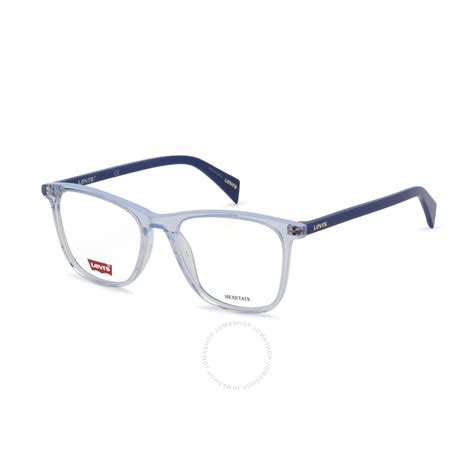 Levi S Unisex Blue Rectangular Eyeglass Frames Lv10030mvu0052 716736256054 Eyeglasses Jomashop